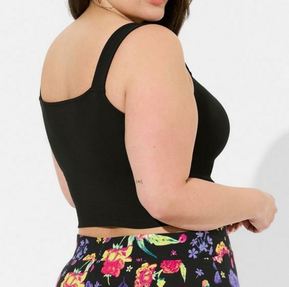 NWT Betsey Johnson Foxy Cropped Tank - Picture 2 of 4